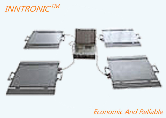 IN-ST01 Grey Aluminum Portable Truck Scale 10t，20t，40t  4 pads For car weighing IP66 7.5V/3A or 12V/3A