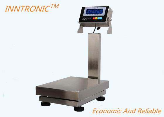 600KG Stainless Steel Industrial  Platform Weighing Scales for sea food AC 220V 50Hz
