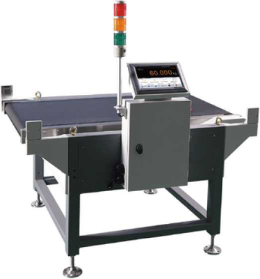 Auto Check Weigher C1200-60KG ± 2G Online Weighing Machine 60pieces/Min with alarm for chemical cartons
