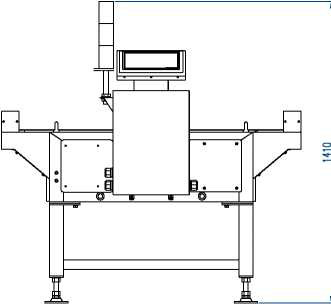 Auto Check Weigher C1200-60KG ± 2G Online Weighing Machine 60pieces/Min with alarm for chemical cartons
